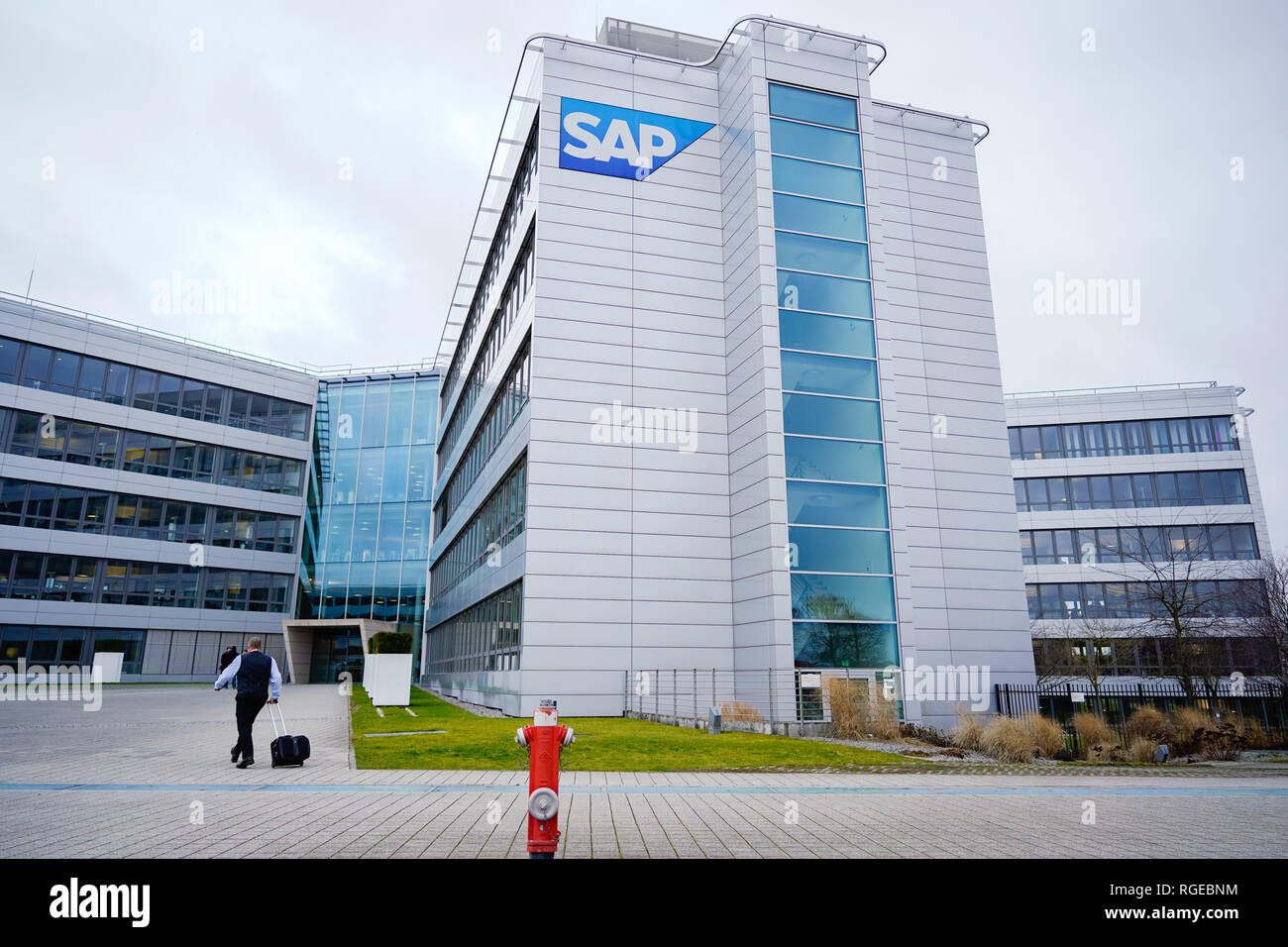 Walldorf Germany 28th Jan 19 Sap Headquarters In Walldorf Germany Credit Uwe Anspach Dpa Alamy Live News Stock Photo Alamy