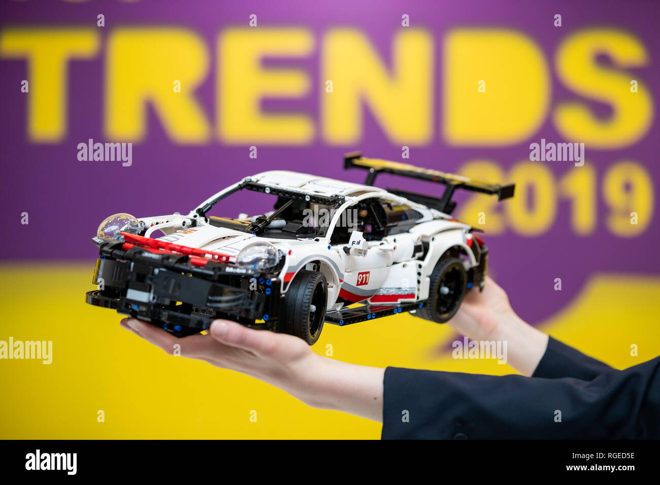 29 January 2019 Bavaria N rnberg A model of the Porsche 911 RSR
