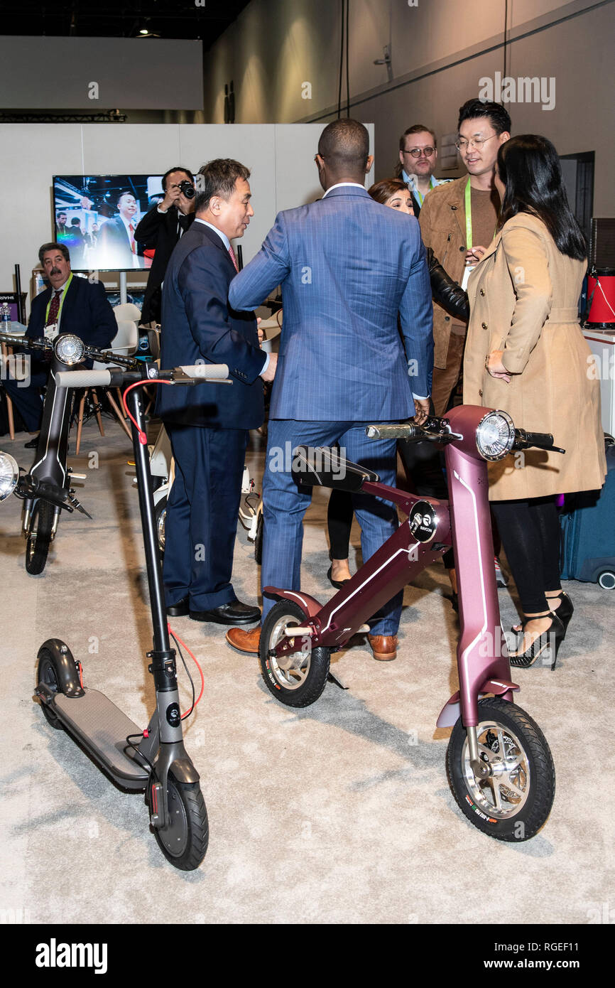 FILE PHOTO*** Ray J' s Scoot-E-Bike Goes Up 300% After Selling Off Brand  LAS VEGAS, NV - JANUARY 11: Ray J promoting his Scoot-E-Bike at CES 2018 in  Las Vegas, Nevada on