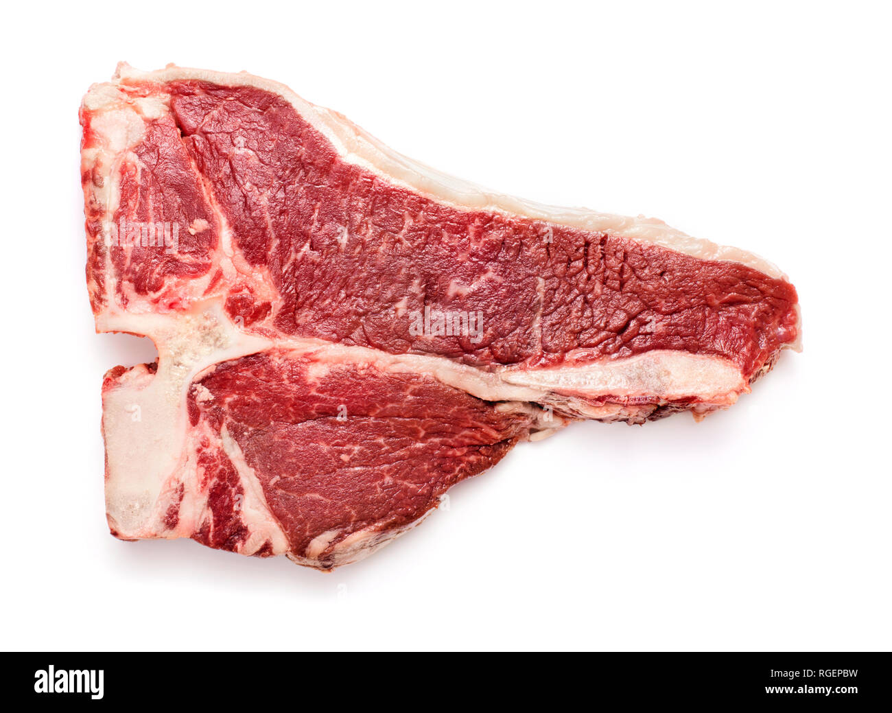 T bone steak isolated hires stock photography and images Alamy