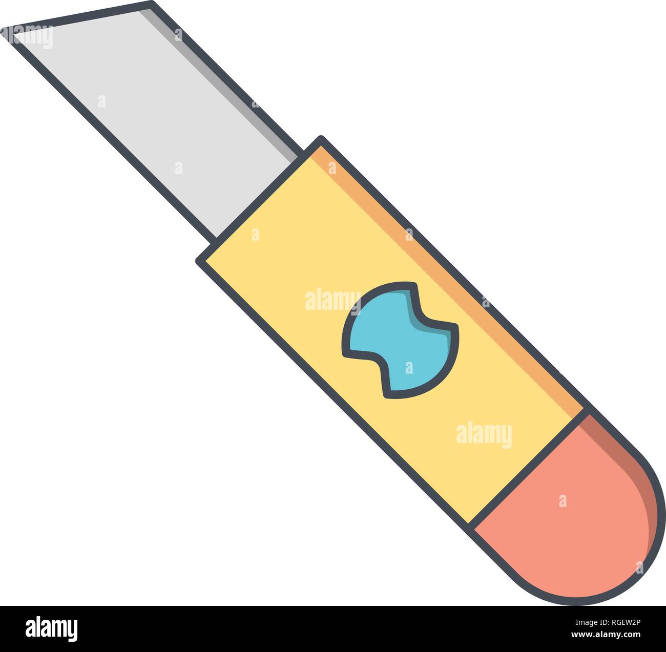 Cutter Vector Icon Sign Icon Vector Illustration For Personal And ...