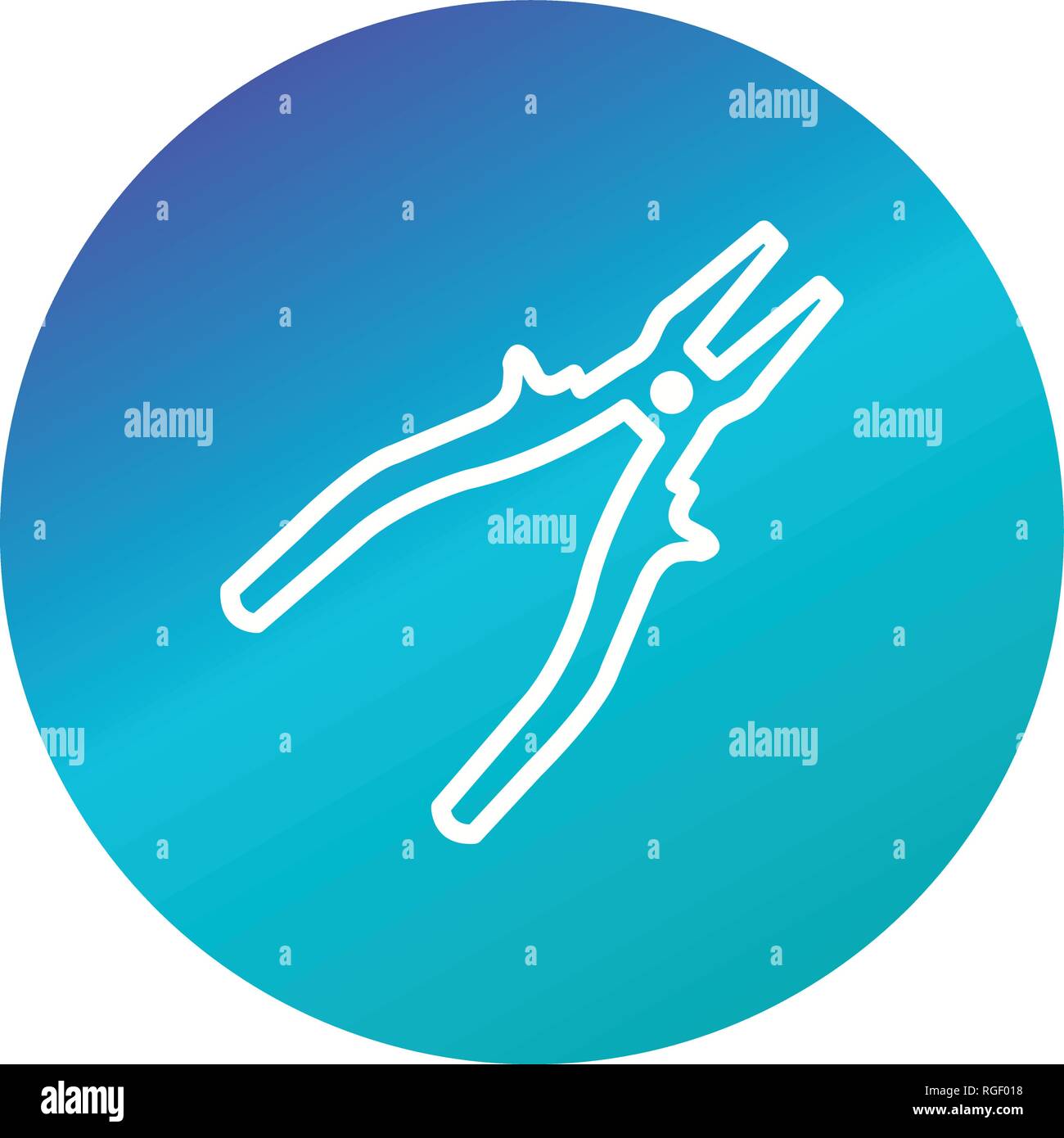 Plier Vector Icon Sign Icon Vector Illustration For Personal And ...