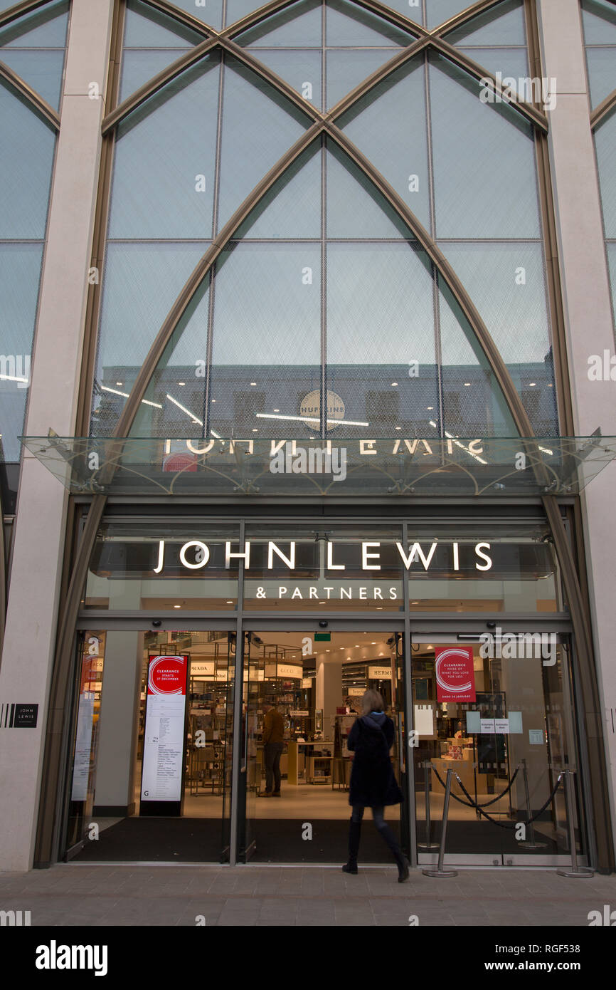 John Lewis Department Store Cheltenham; England; UK Stock Photo Alamy