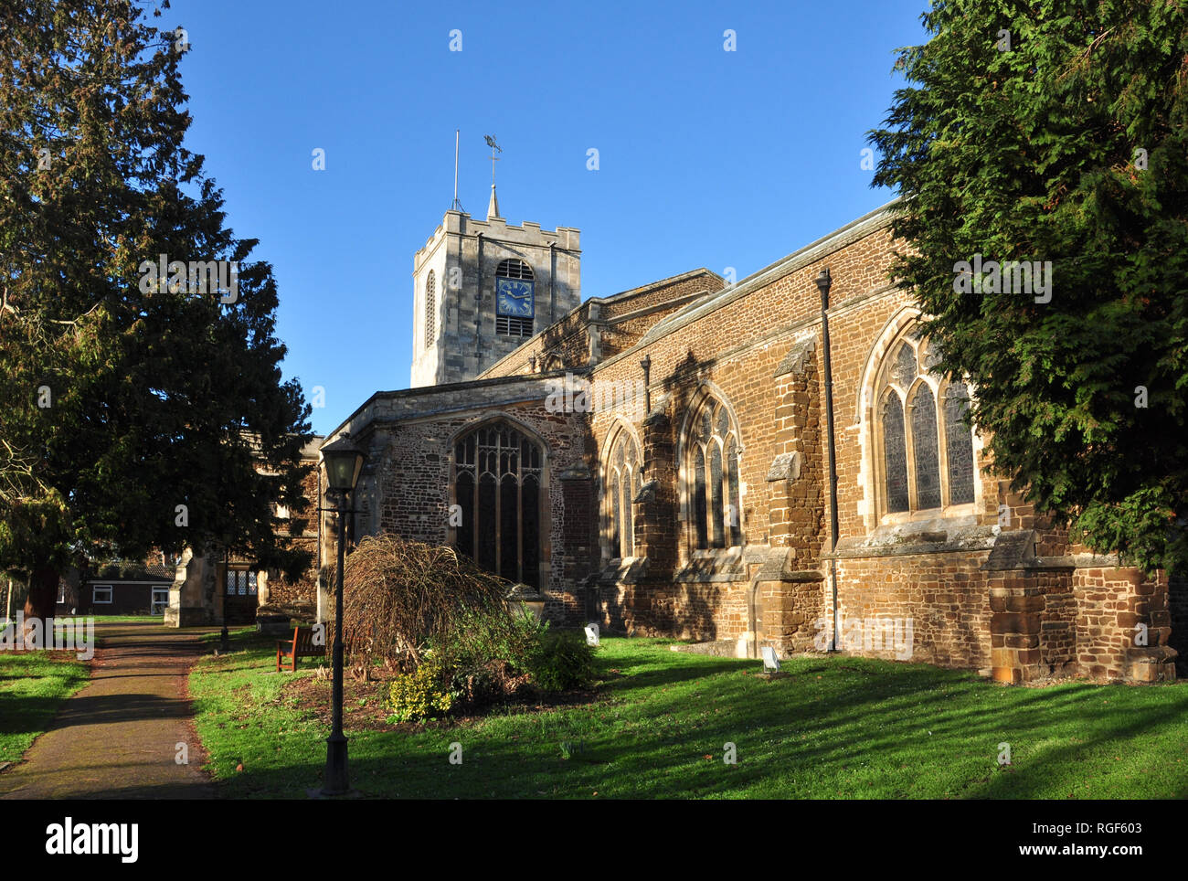Parish Church of St Andrew, Biggleswade, Bedfordshire, England, UK Stock Photo Alamy
