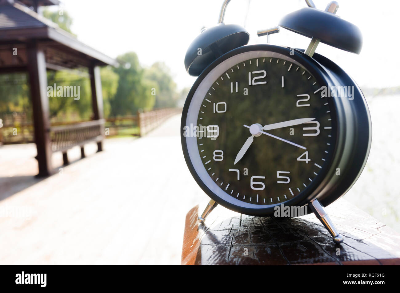 Beautiful alarm clock, timer Stock Photo Alamy