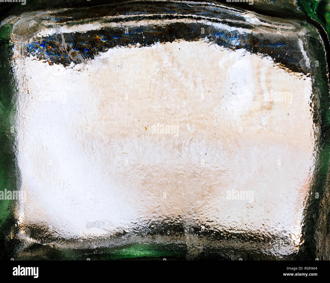 Background. Glass panel with frame Stock Photo - Alamy