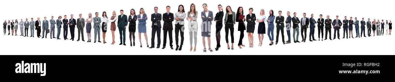 leader and professional business team standing together Stock Photo - Alamy