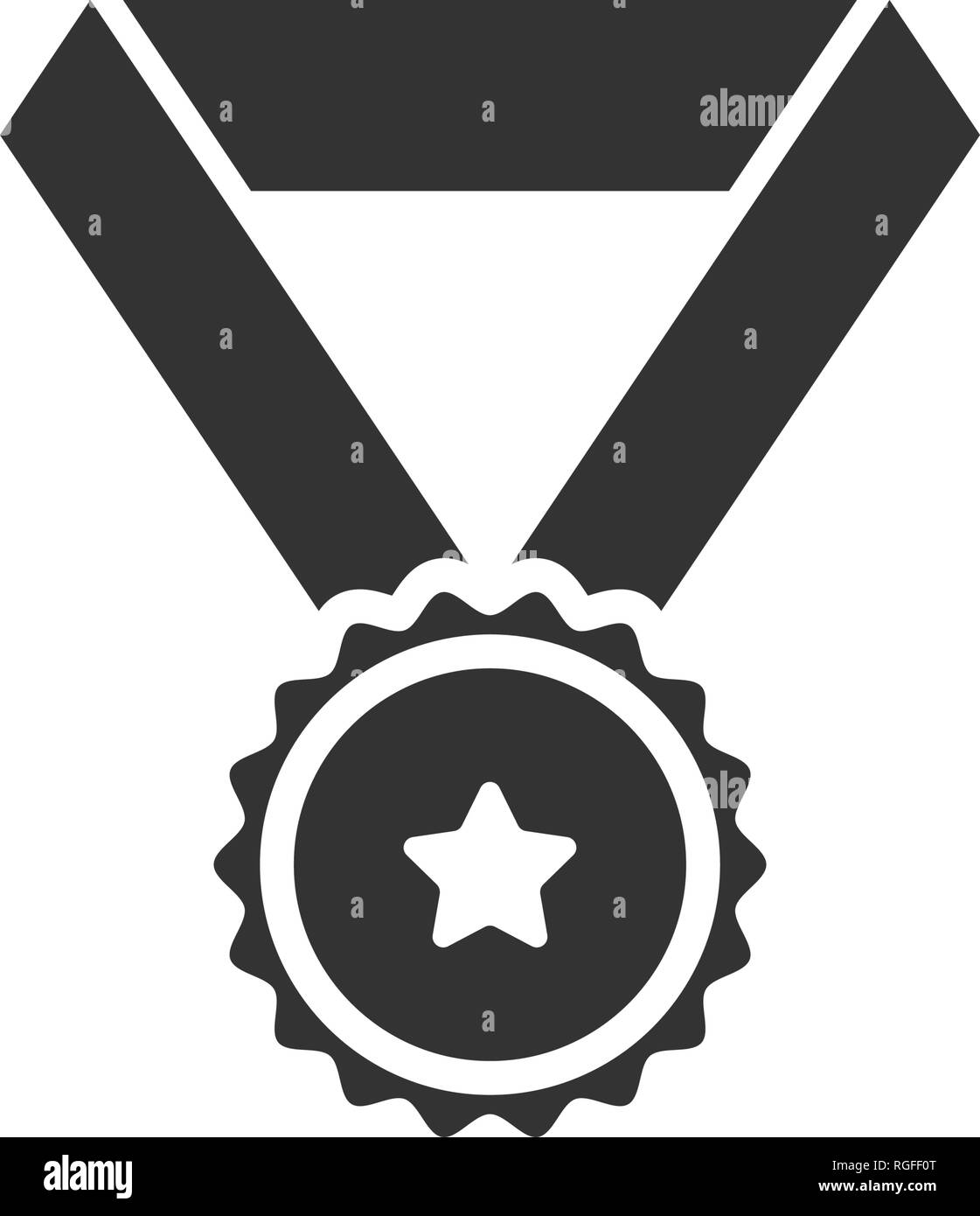 Award medal icon graphic design template vector isolated Stock Vector Image  & Art - Alamy