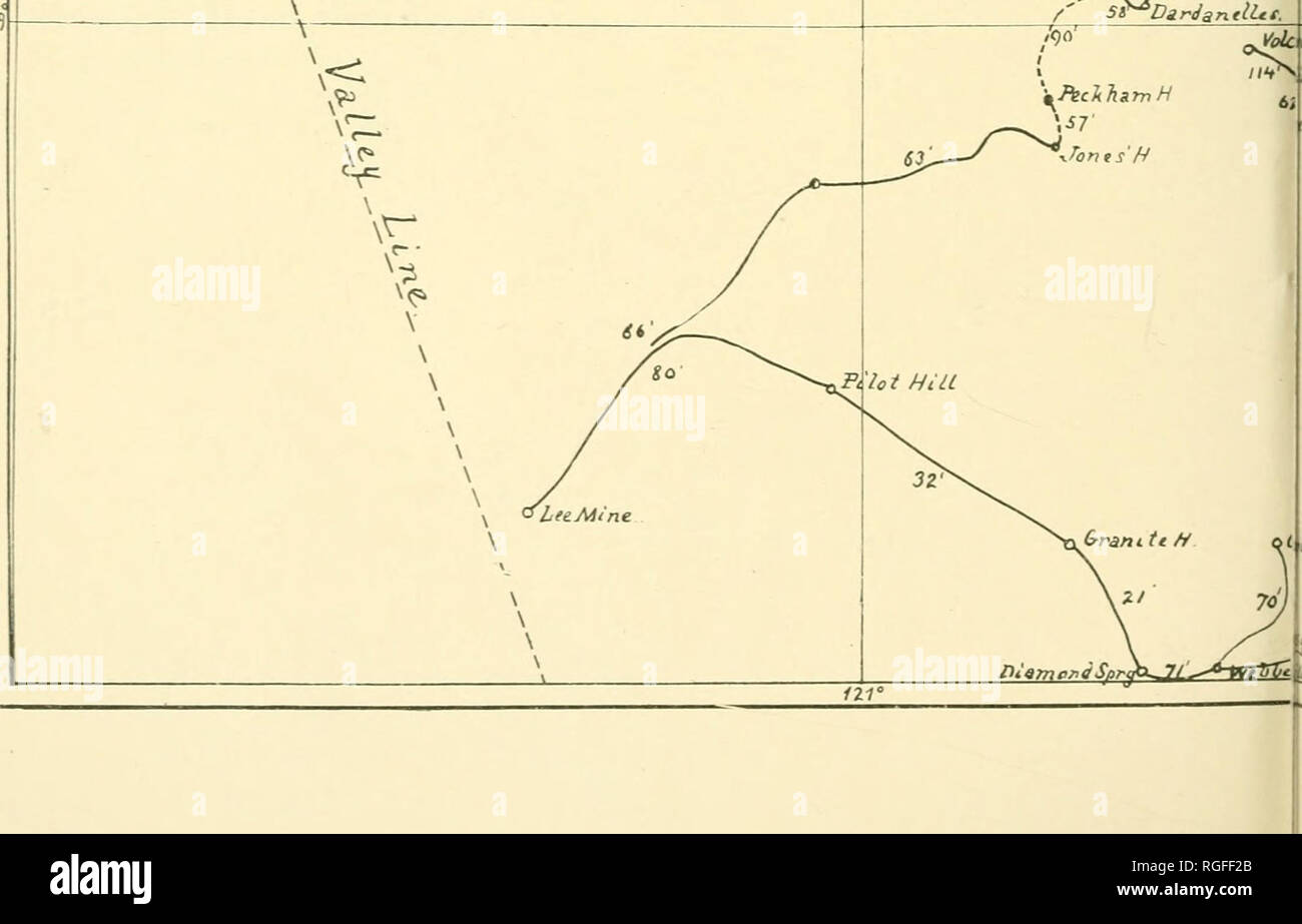 . Bulletin of the Geological Society of America. Geology; Geology -- United States. iSic&amp;rd Tinxb. 100' **K^ ^fi/voonty 113' Wa.Uup£7F**Littyor}( aZndian.4 H. I bo 'firiest) I Iowa Hill.  (nearly level) aWiscons. H. Atyf/s '9 fan'kee.Oimj /* sf^Dg rJa ntlUt.. Please note that these images are extracted from scanned page images that may have been digitally enhanced for readability - coloration and appearance of these illustrations may not perfectly resemble the original work.. Geological Society of America. [New York, etc. ] The Society Stock Photo