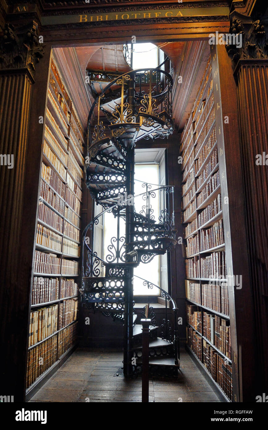 The Long Room in The Old Library, Trinity College, Dublin, Ireland
