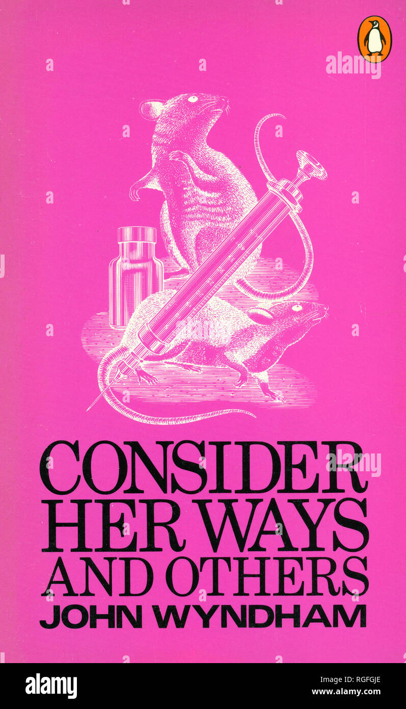 CONSIDER HER WAYS - A Science Fiction book of short stories by John Wyndham. Cover of 1974 Penguin edition. Stock Photo