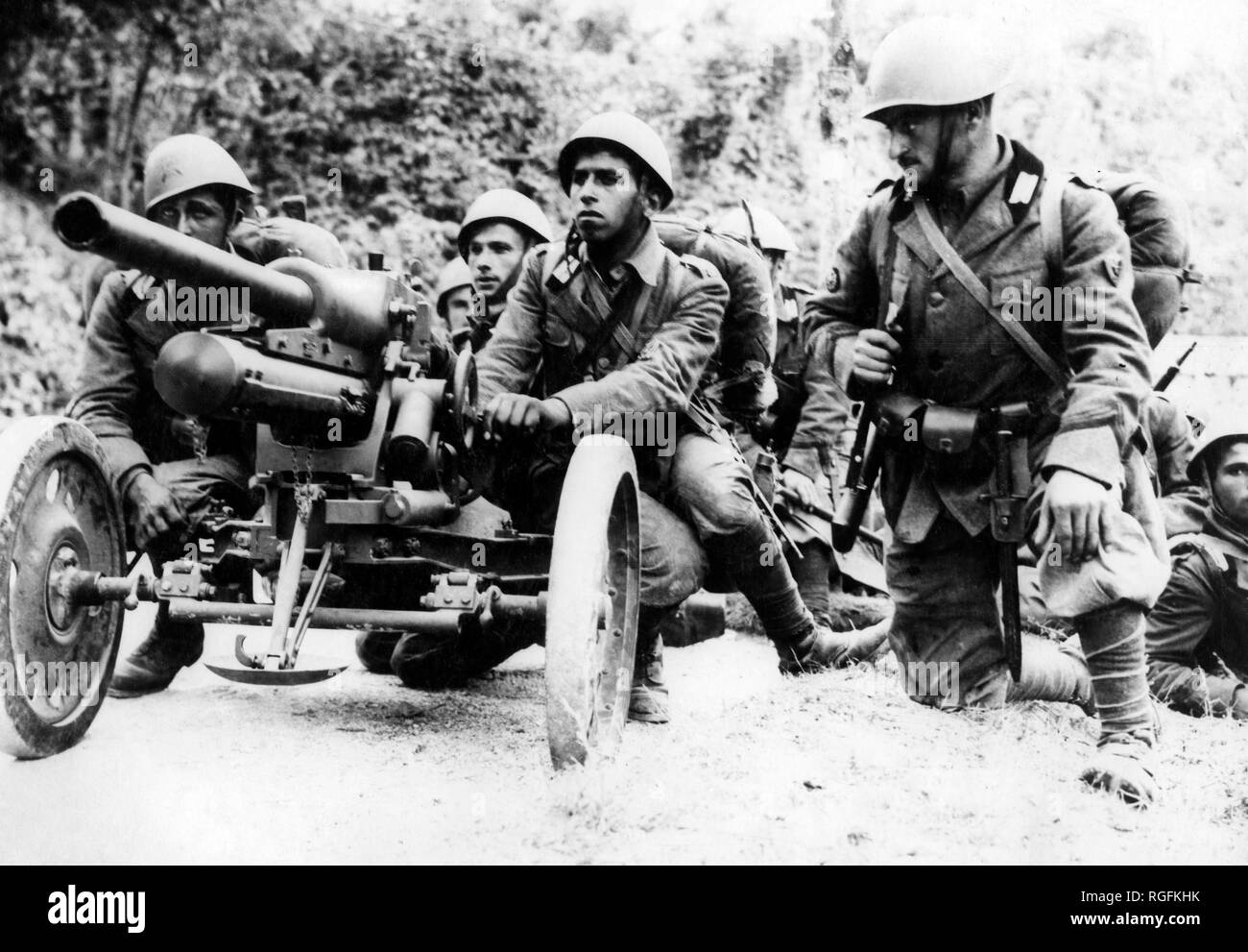 italian soldiers, 1939-45 Stock Photo