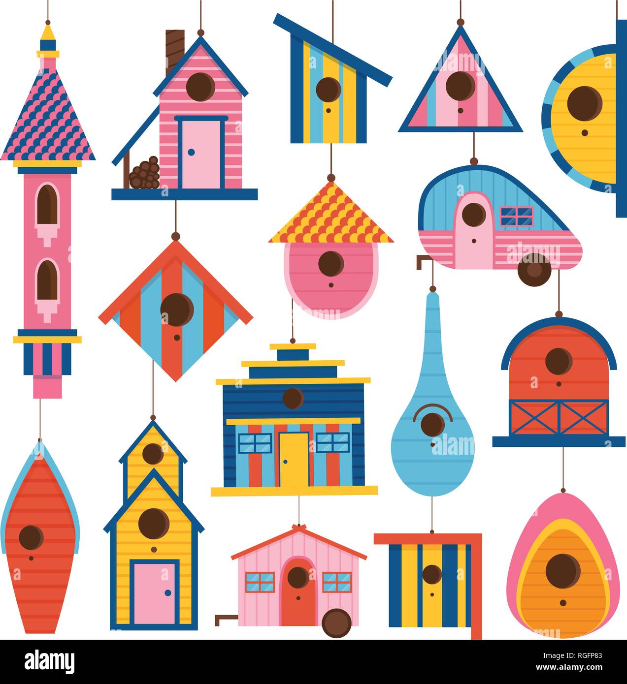 Wooden nesting Stock Vector Images - Alamy