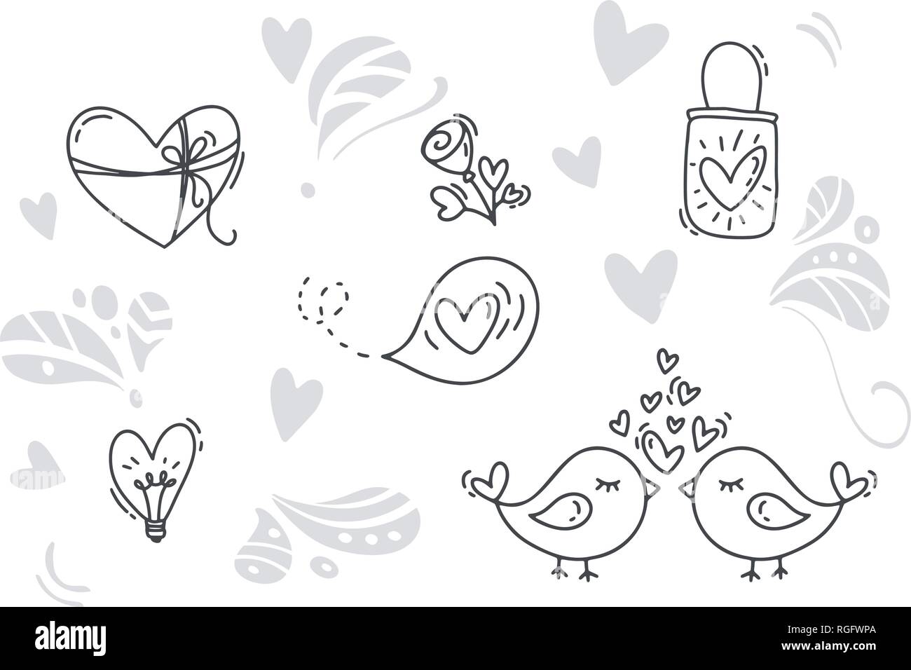 Sketch couple valentine day Royalty Free Vector Image