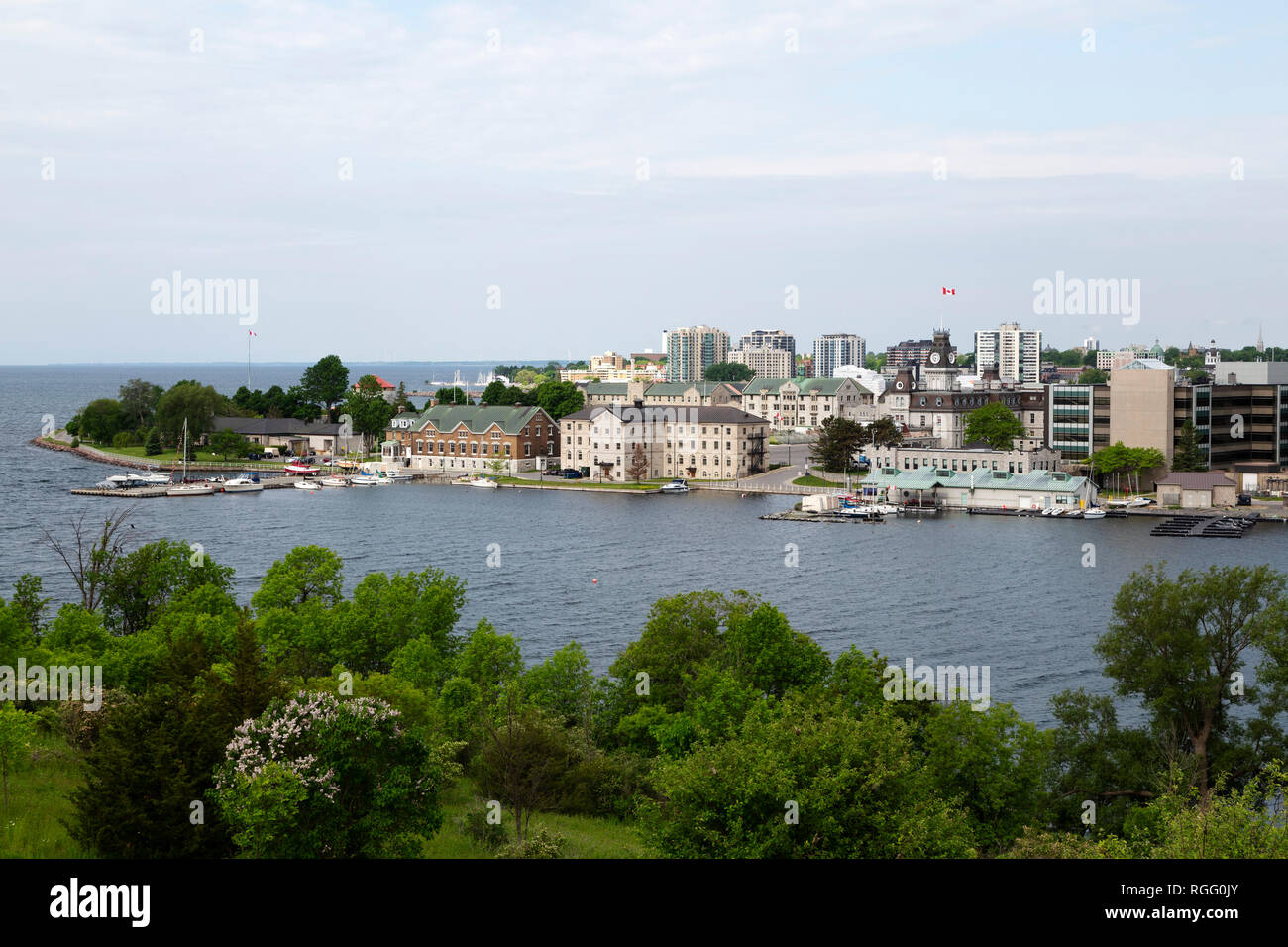 The waterfront of Kingston, Ontario Stock Photo Alamy