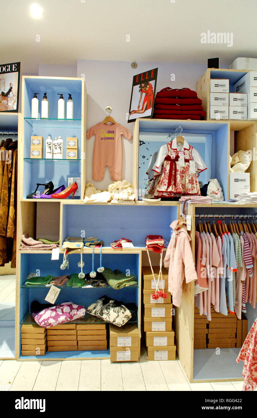 Organic clothes shop Equa, Islington 