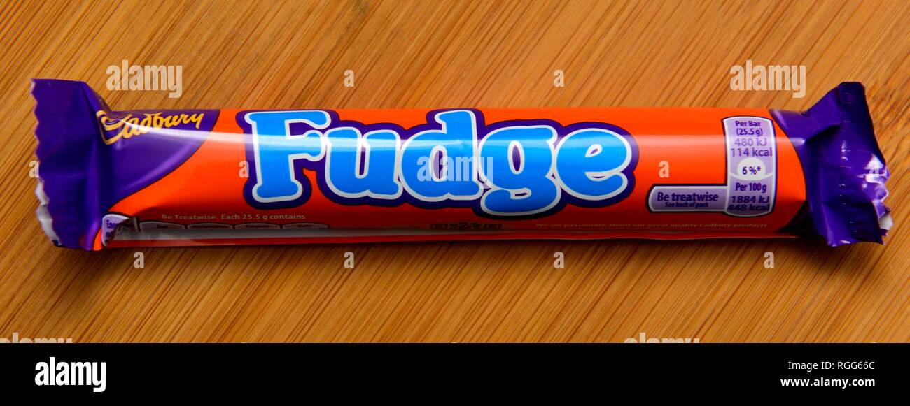 cadbury fudge bar Stock Photo Alamy