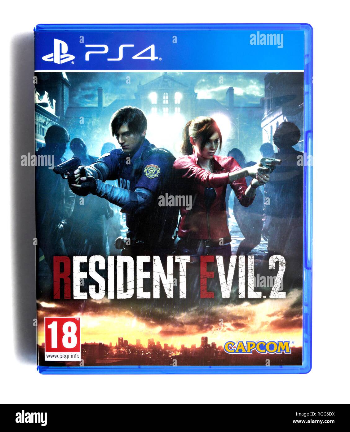 PS4 video game resident evil 2 Stock Photo