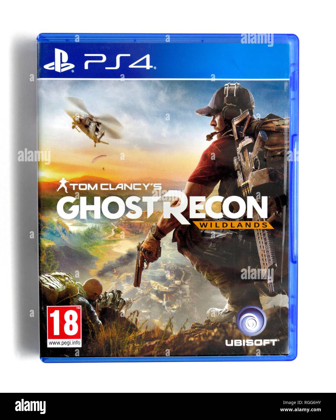 PS4 video game Tom Clancys Ghost Recon wildlands Stock Photo