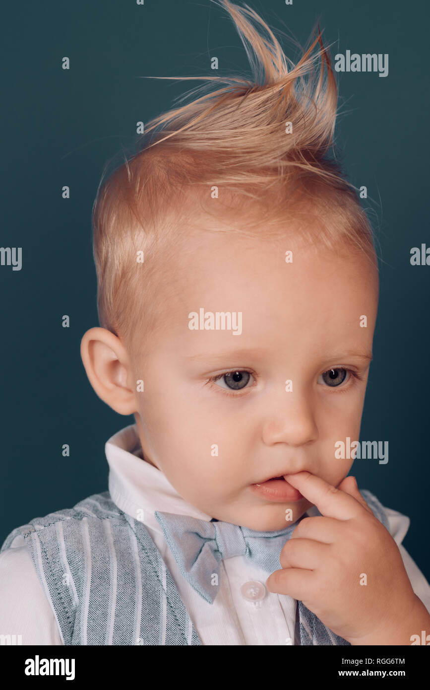 Healthy Hair Care Habits Small Child With Messy Top Haircut