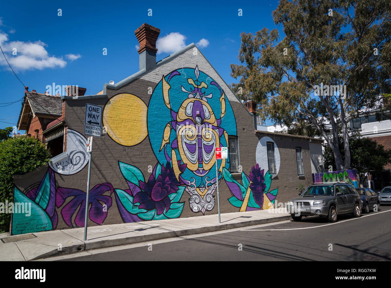 Graffiti art, Newtown, NSW, Sydney, Australia Stock Photo Alamy