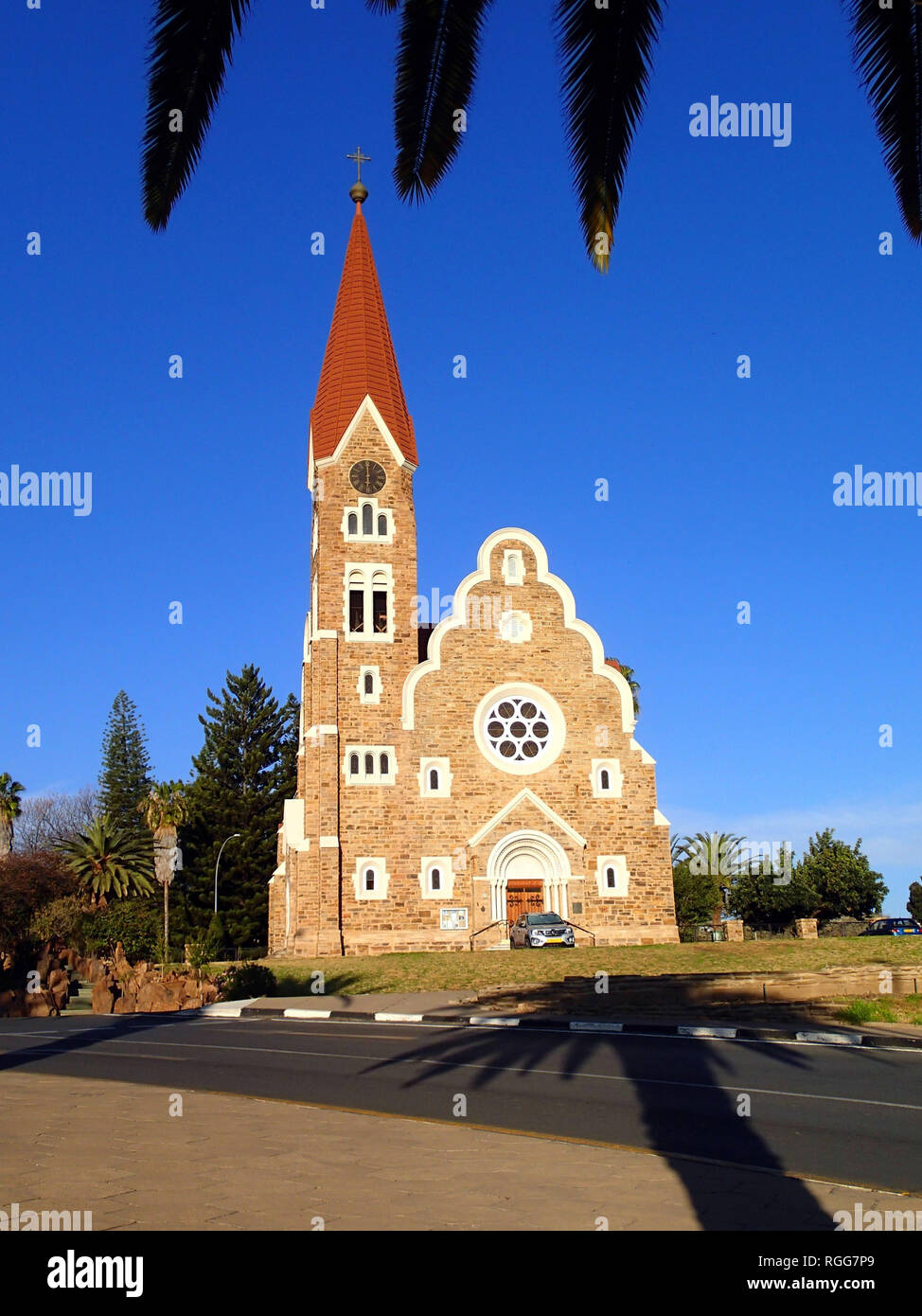 Christ Church - Windhoek – Namibia Africa Stock Photo