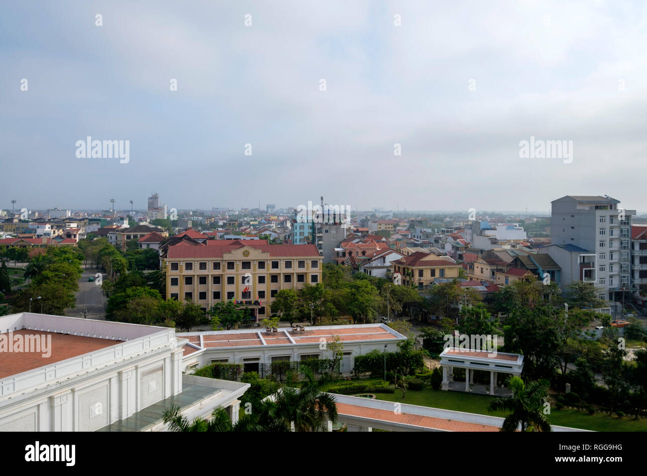 Elevated view of Hue, Vietnam, Asia Stock Photo