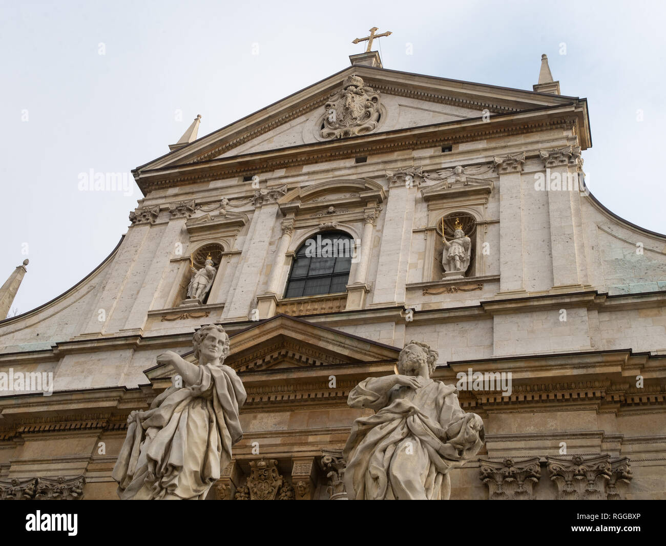 Statues of the apostles at the church of Saints Peter and Paul, Krakow Stock Photo