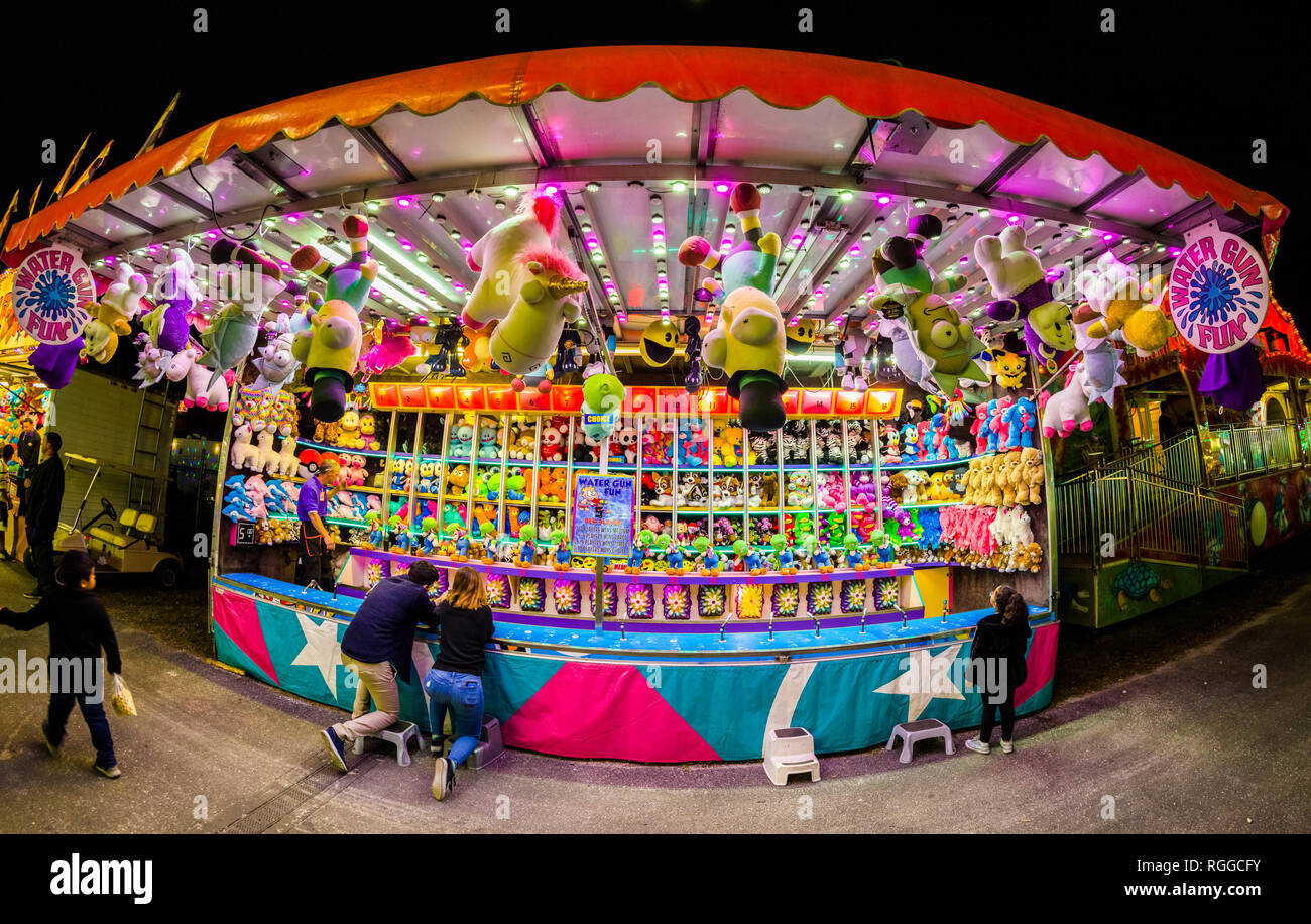 Night at the Manatee County Fair at the Manatee County Fairgrounds in