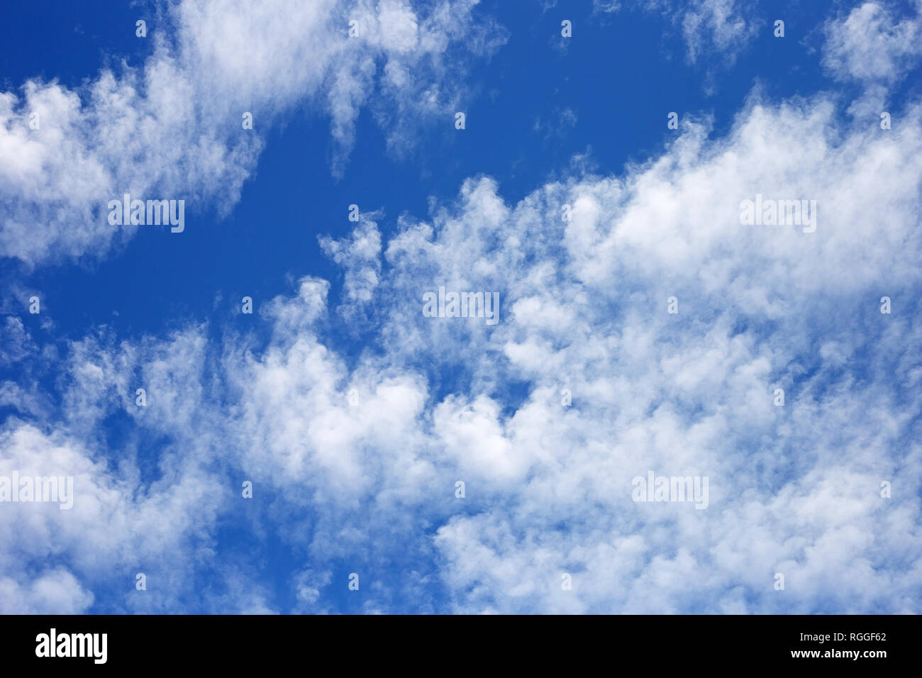 Blue sky background with cloud. Copy space Stock Photo - Alamy