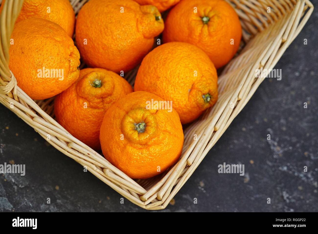 Sumo citrus giant mandarin orange fruit Stock Photo Alamy