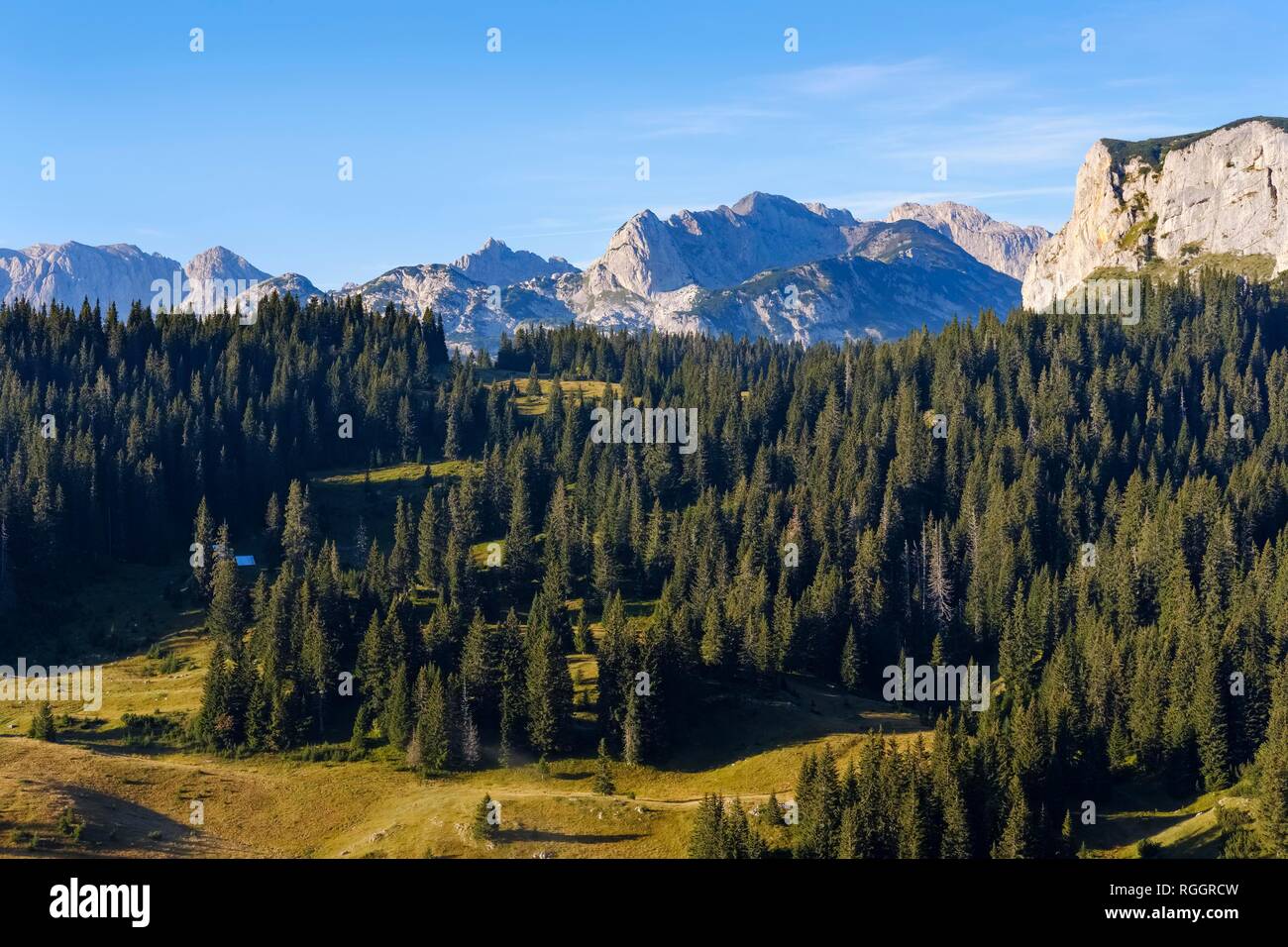 Durmitor Massif, Durmitor National Park, near Zabljak, Montenegro Stock Photo