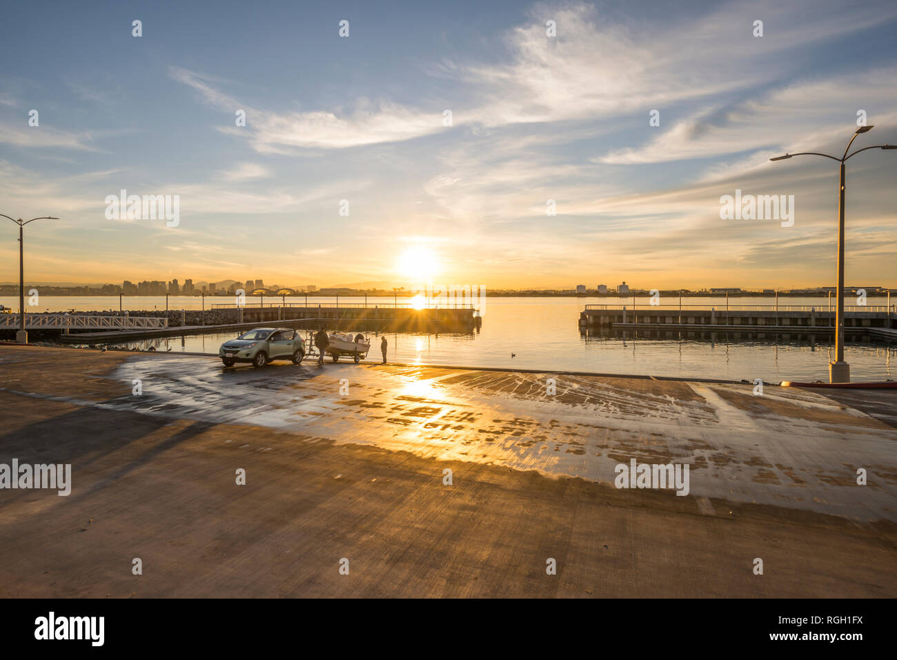 Shelter Island Boat Launch. San Diego, California, USA Stock Photo Alamy