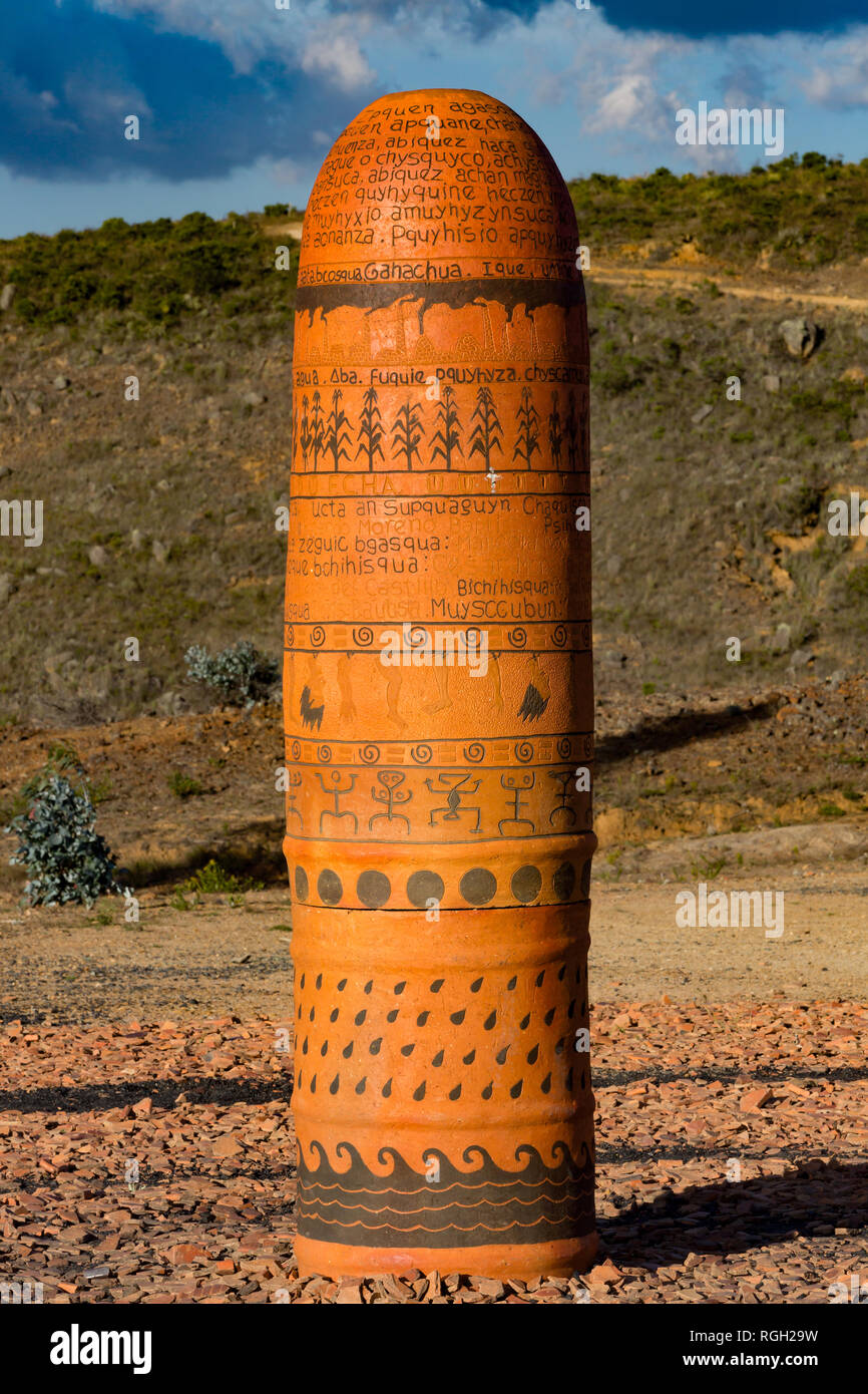 Patio De Brujas near Raquira Boyaca in Colombia South America Stock Photo