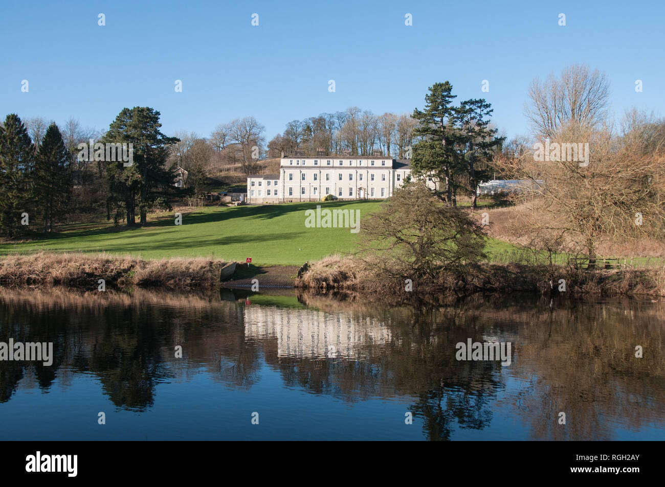 Around the UK - Waddow Hall, Clitheroe Stock Photo