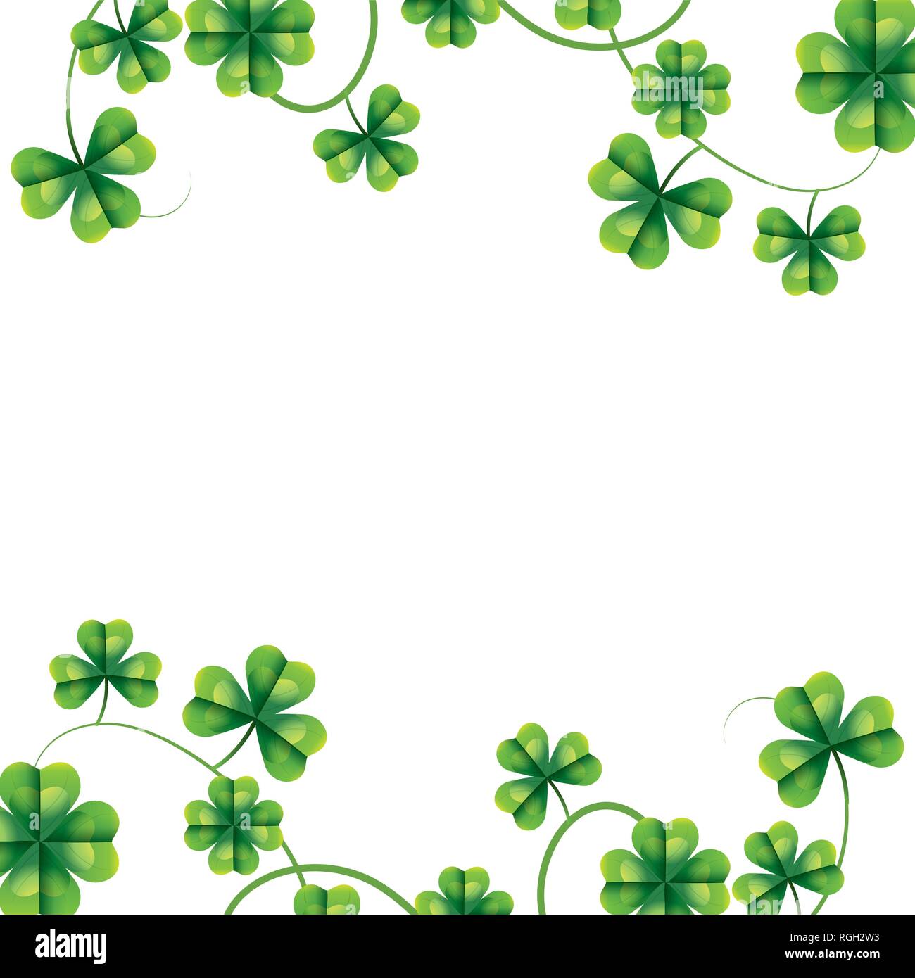 three leaf clover Stock Vector Image & Art - Alamy