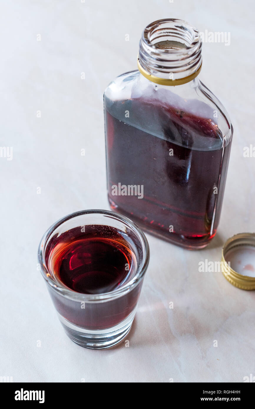 Best Rakia Traditional Balkan Alcoholic Brandy Cherry Rakija / Rakia. Beverage ...