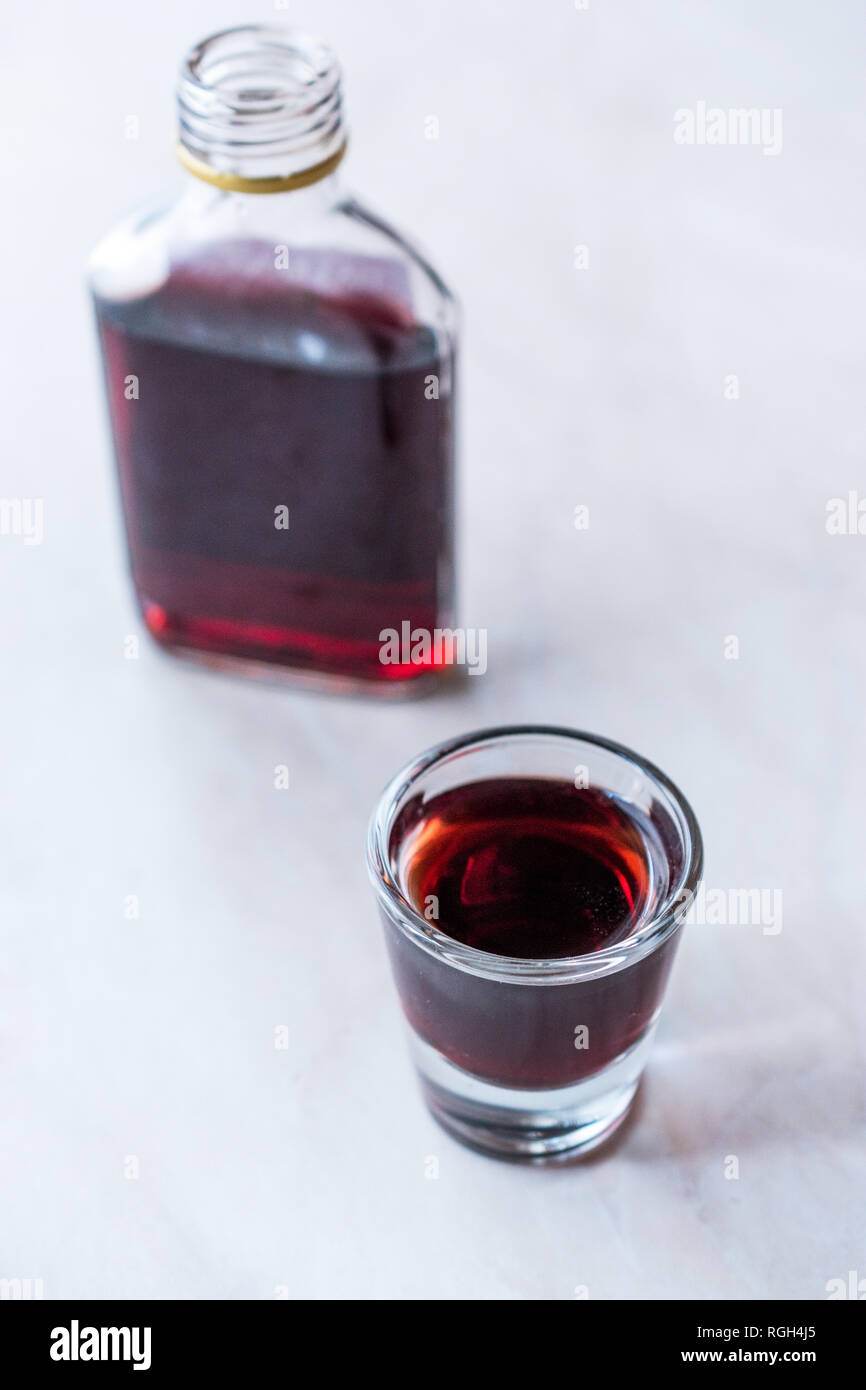 Best Rakia Traditional Balkan Alcoholic Brandy Cherry Rakija / Rakia. Beverage ...