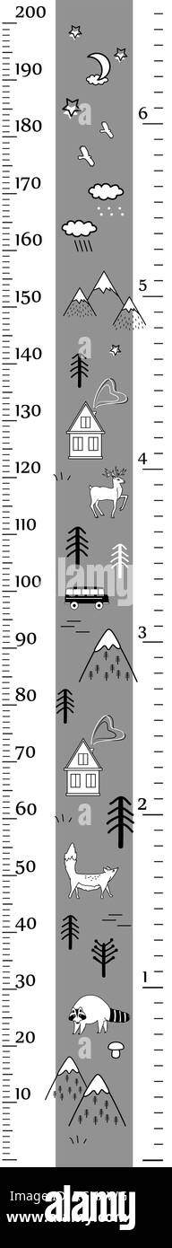 70+ Height Chart Inches Stock Illustrations, Royalty-Free Vector