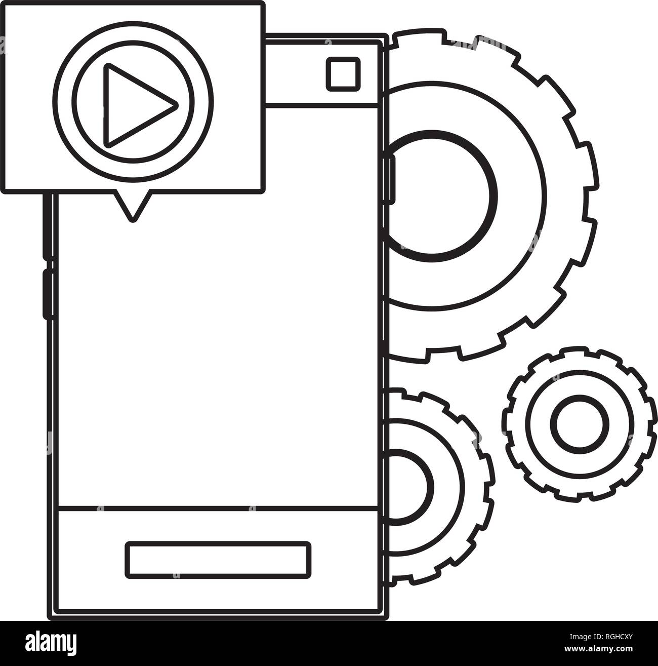 technology computing cartoon Stock Vector Image &amp; Art - Alamy