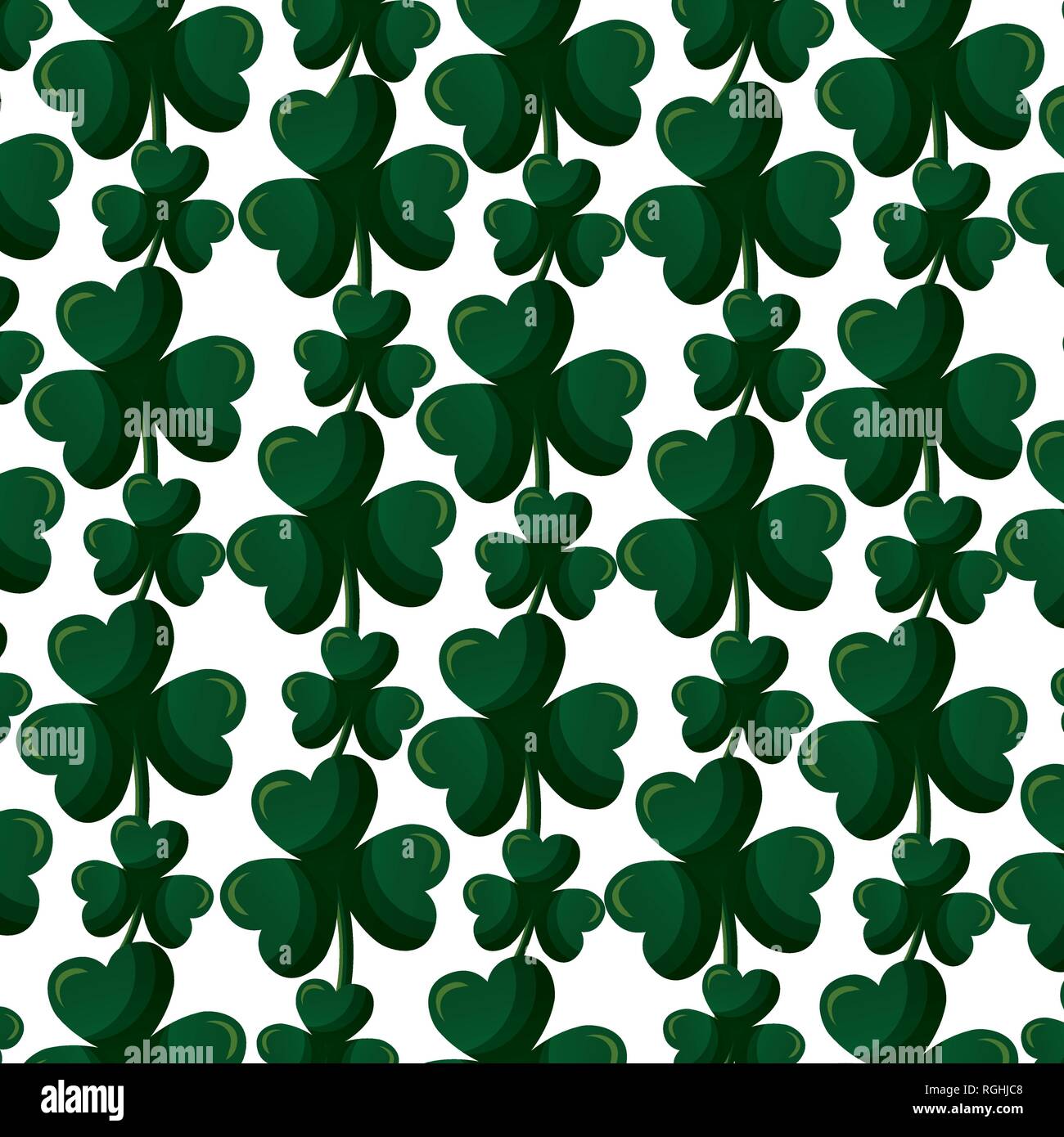 background green clovers plant decoration Stock Vector Image & Art - Alamy