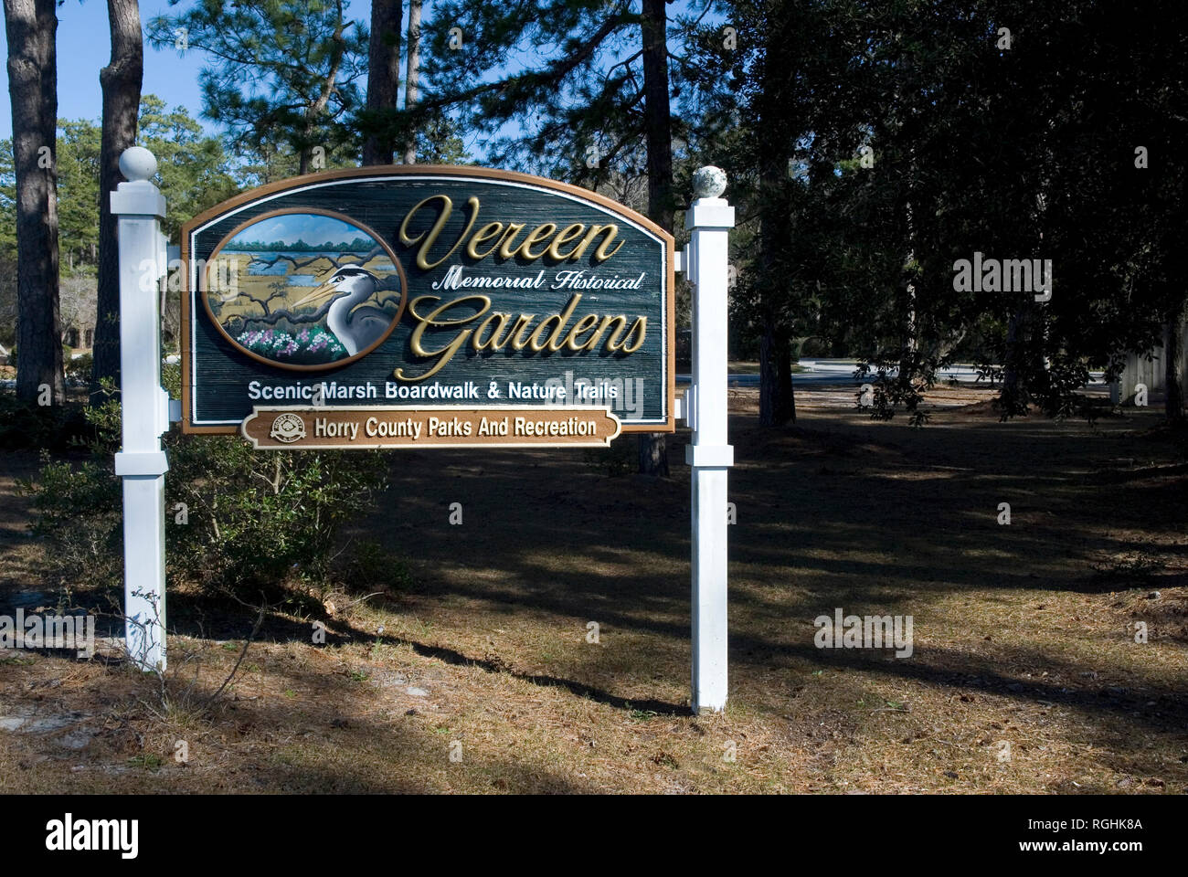 Vereen Memorial Historical Gardens Little River, South Carolina USA