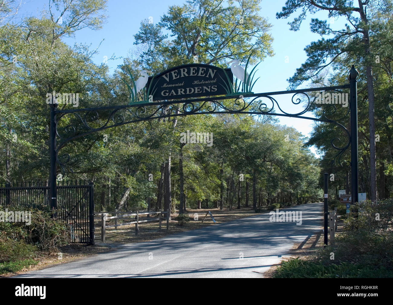 Vereen Memorial Historical Gardens Little River, South Carolina USA