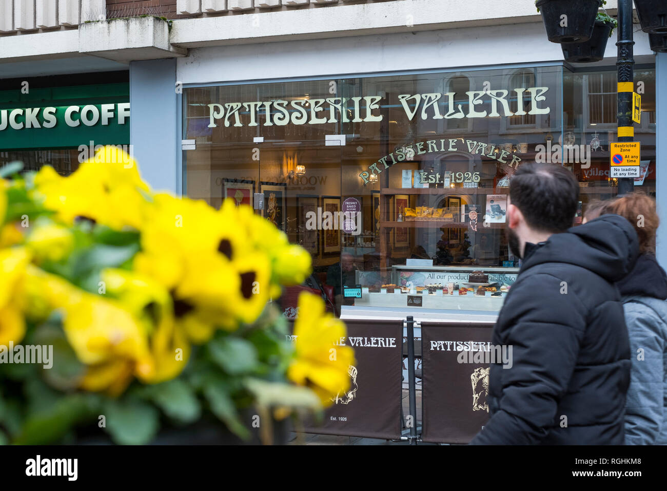 Patisserie Valerie shop in Shrewsbury, Shropshire, England, UK Stock