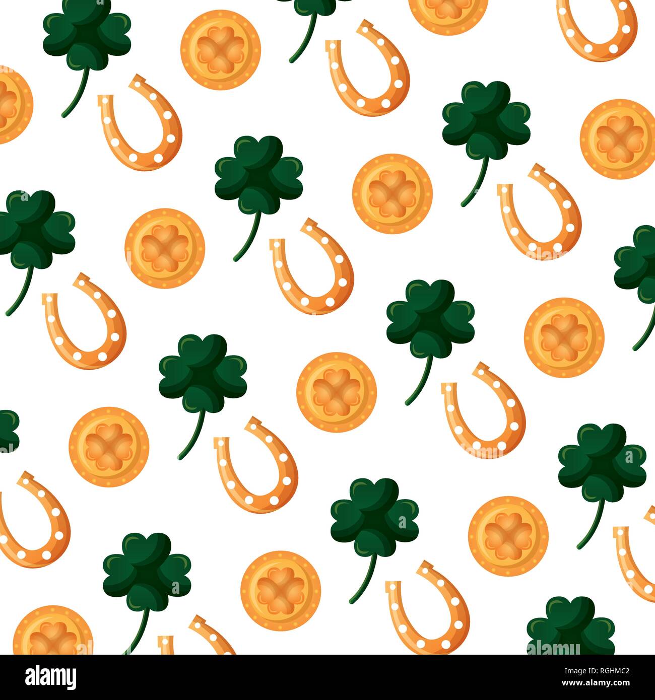 background green clovers plant decoration Stock Vector Image & Art - Alamy