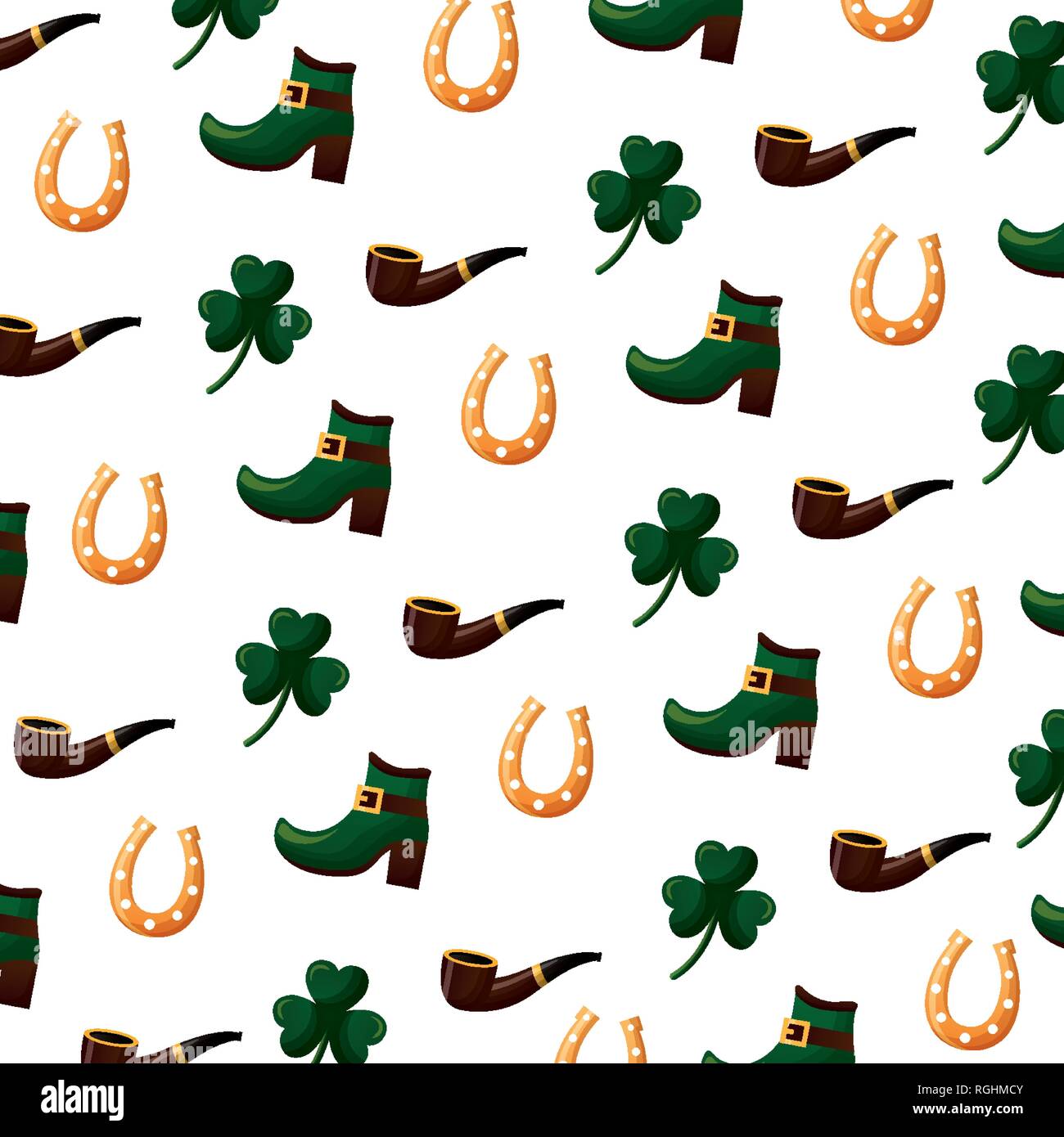 background green clovers plant decoration Stock Vector Image & Art - Alamy