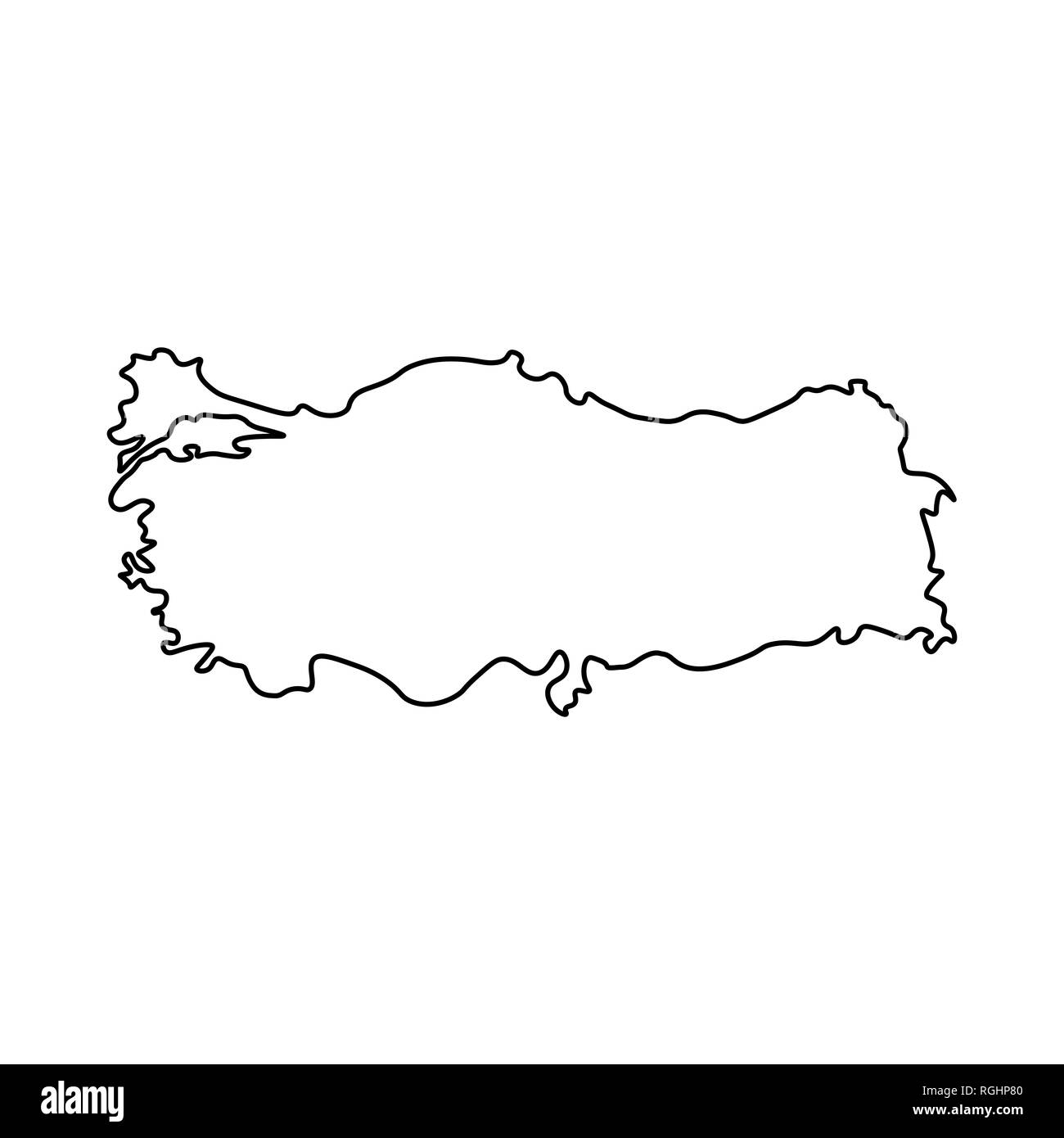 Outline Map Of Turkey Outline Map Of Turkey