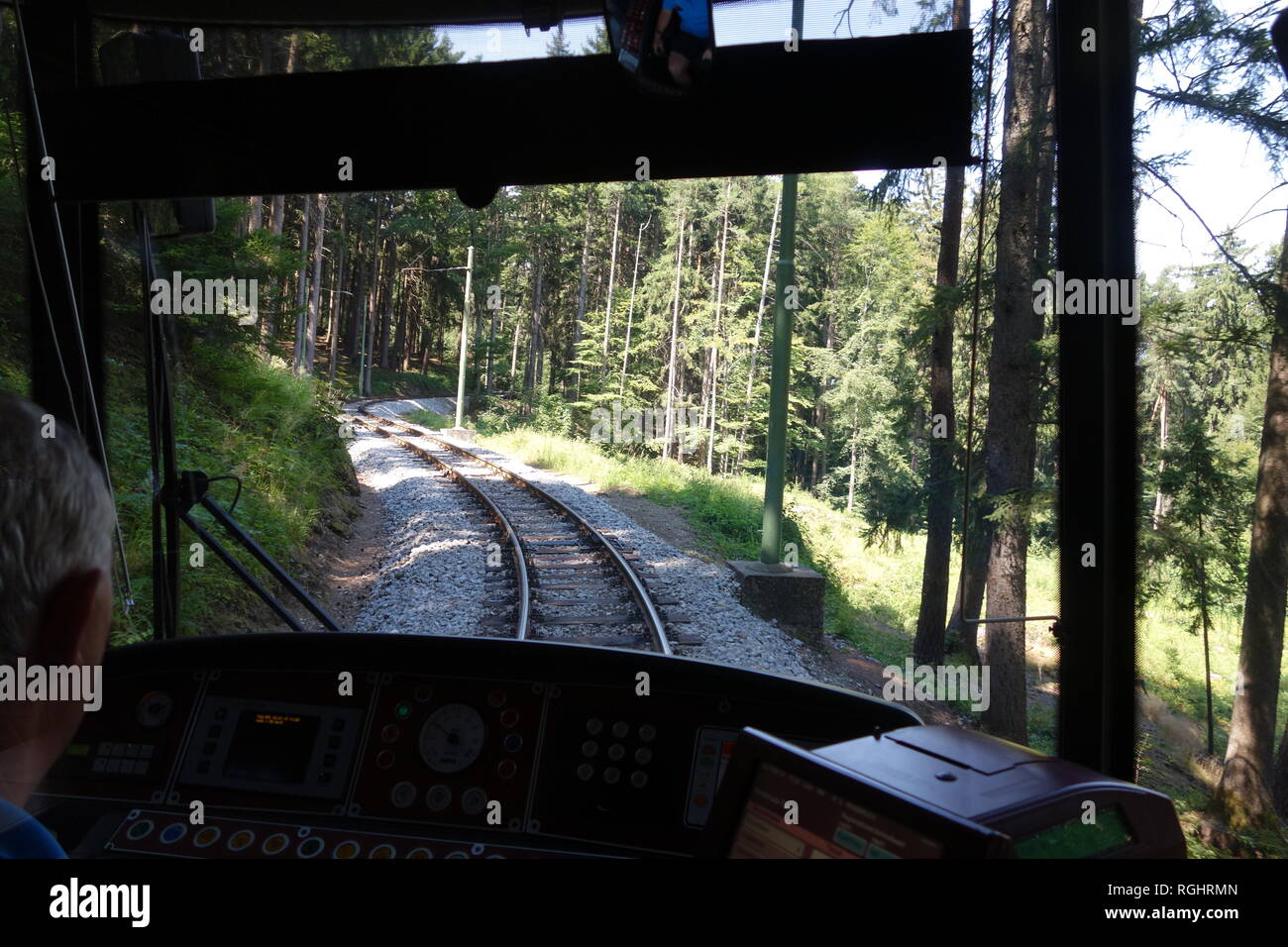 Innsbruck, Straßenbahnlinie 6 nach Igls Stock Photo - Alamy