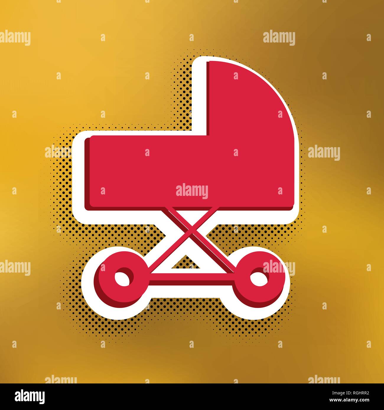 Baby mobile dark background Stock Vector Images - Alamy