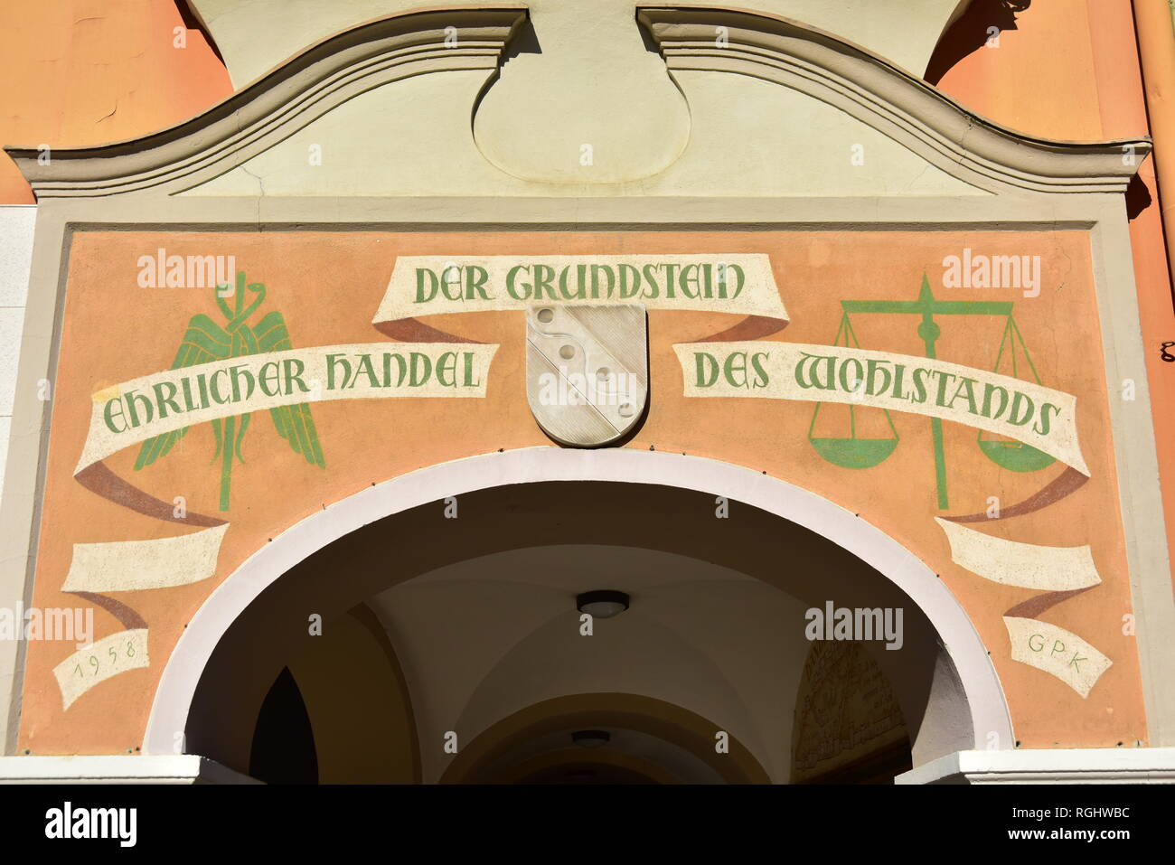 Lienz in Osttirol, Hauptplatz Stock Photo